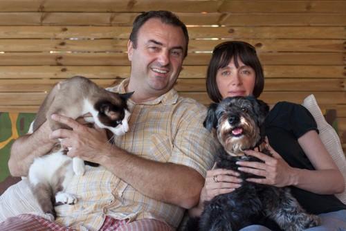 Robert Šušnjar in Ines Tomašič z Adriasnow Claudie in Rito Nasa-zgodba-snowshoe-adriasnow